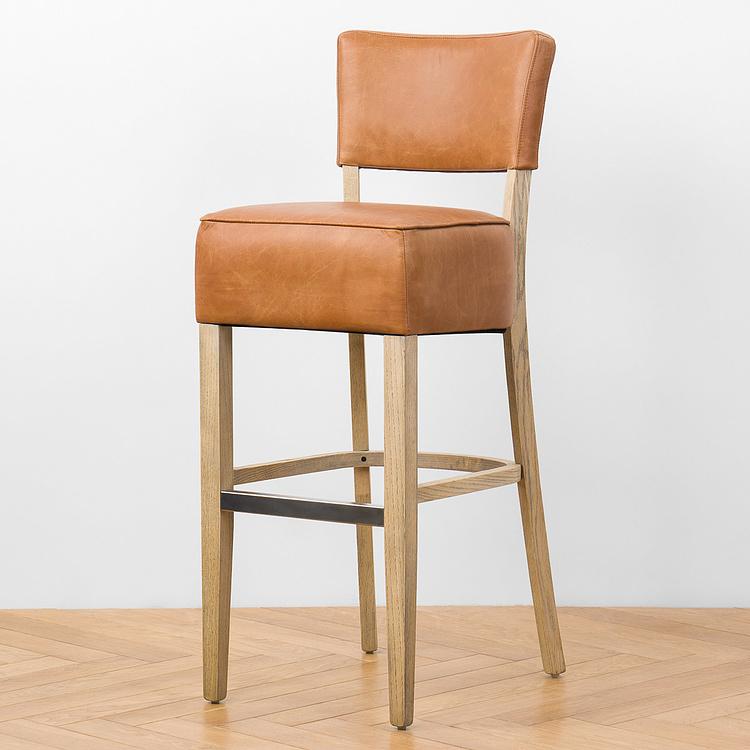 Барный стул Негрони, светлые ножки Negroni Barstool, Oak Brown