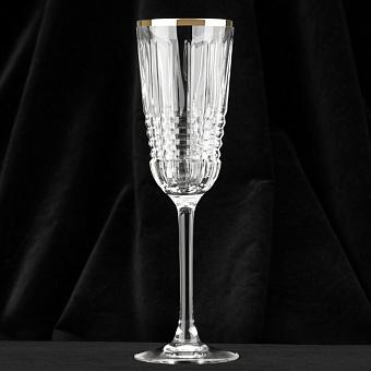 Rendez-Vous Champagne Glass With Golden Rim