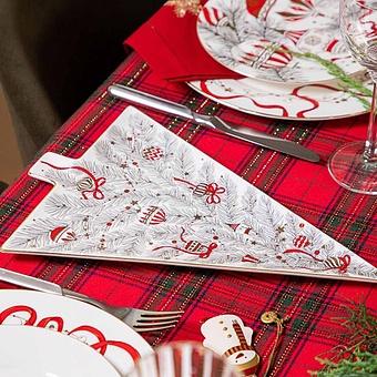 Сервировочное блюдо New Year Christmas Tree Dish