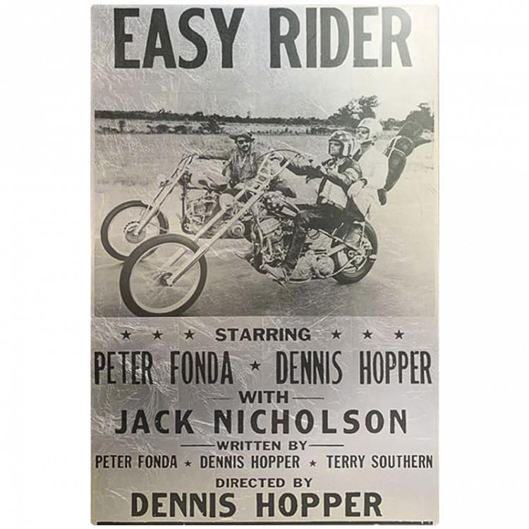 Картина Беспечный ездок, платиновая поталь Easy Rider Platinum