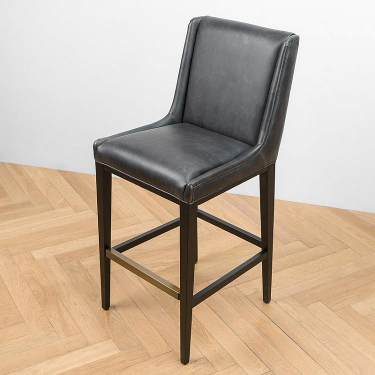 Барный стул Маргарита, чёрные ножки Margarita Barstool, Oak Black