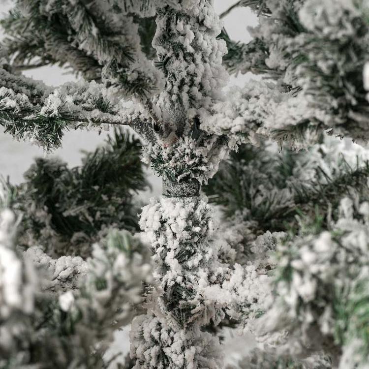 Искусственная заснеженная новогодняя ёлка с led-гирляндой, 213 см Snow-Covered Spruce With 460 LED Bulbs 213 cm