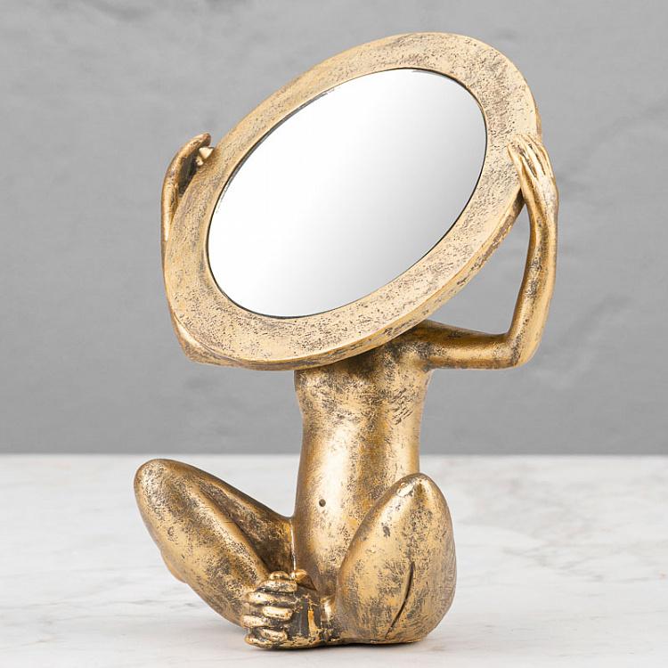 Настольное зеркало Обезьяна с ношей Monkey Holding Mirror