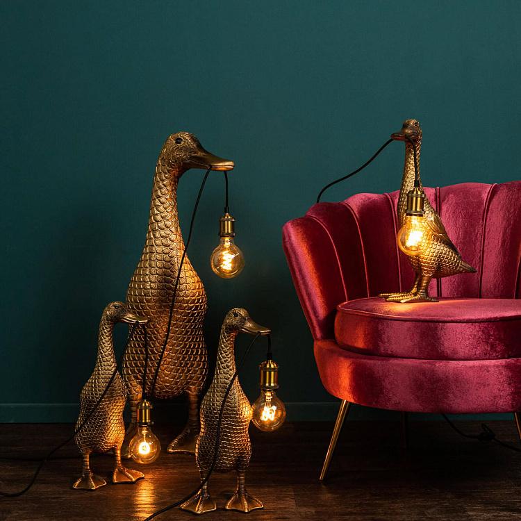 Напольная лампа Золотая утка Floor Lamp Golden Duck