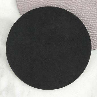 Набор из 5-ти подставок под стаканы Set Of 5 Round Coasters натуральная кожа Smoky