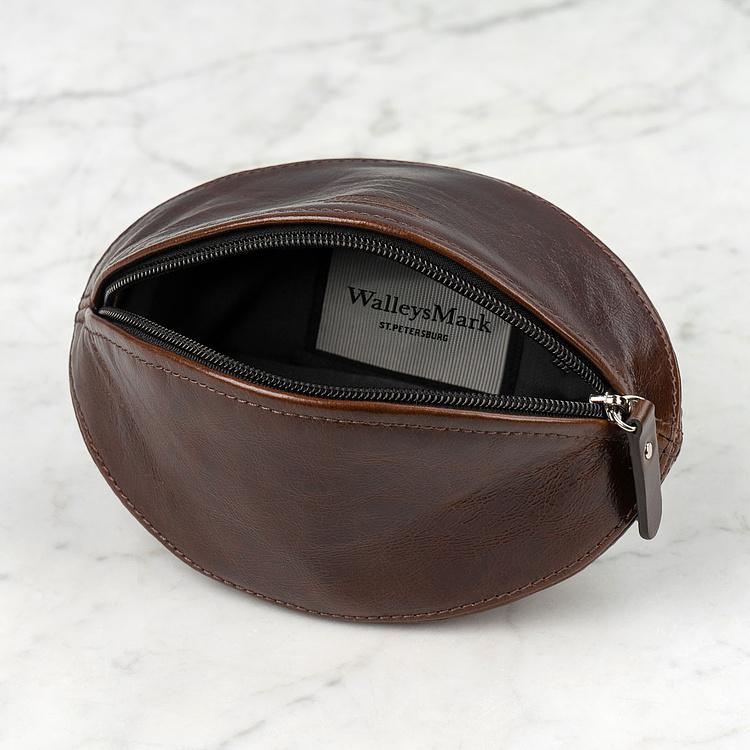 Кошелёк Skid Obolensky Compact натуральная кожа Vintage Cherry - ракурс 4