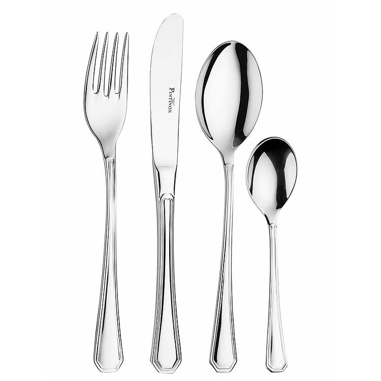 Набор Америка из 126 столовых приборов на 12 персон в деревянной коробке Set Of 126 Cutlery Pieces America Wooden Box