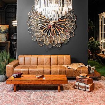 Люстра Odeon Place Chandelier 5 Rings ML стекло и металл Clear Crystal And Natural Iron - ракурс 5