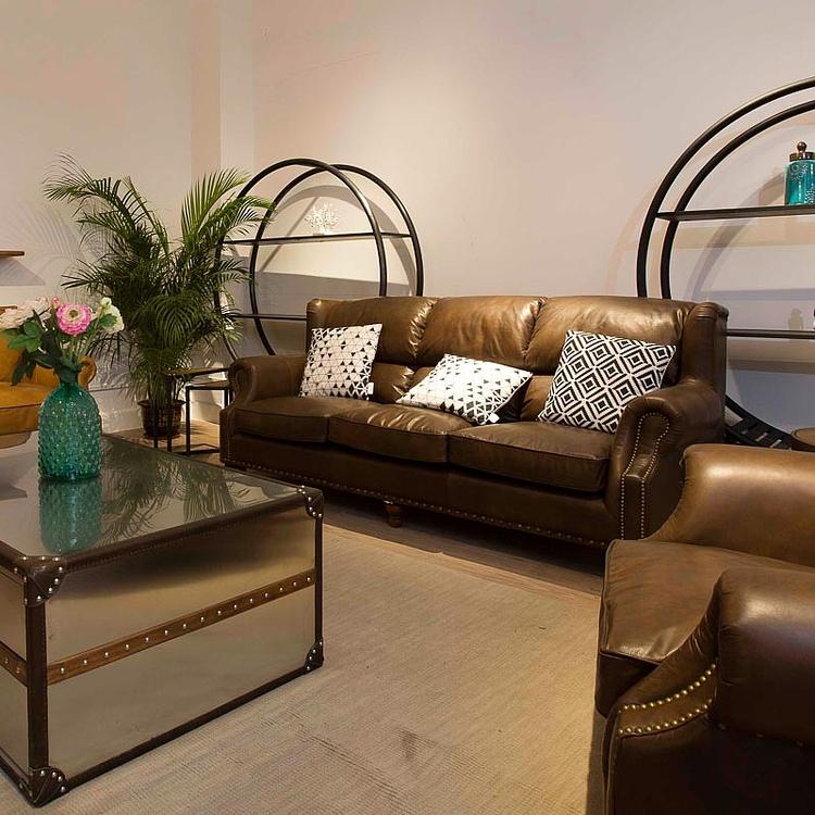 Трёхместный кожаный диван Черчилль Churchill 3 Seater Leather RM