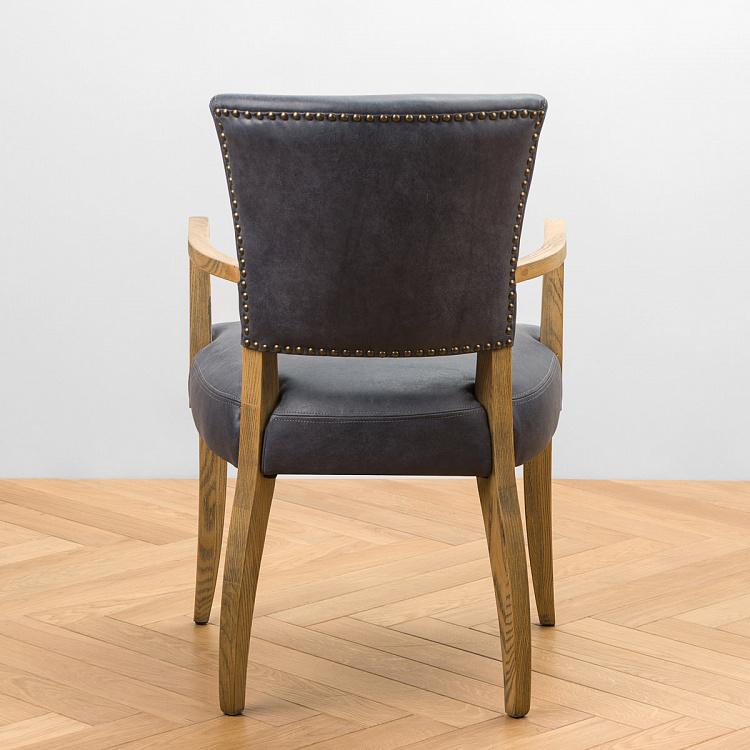 Стул Мами с подлокотниками, светлые ножки Mami Dining Chair With Arms, Oak Brown