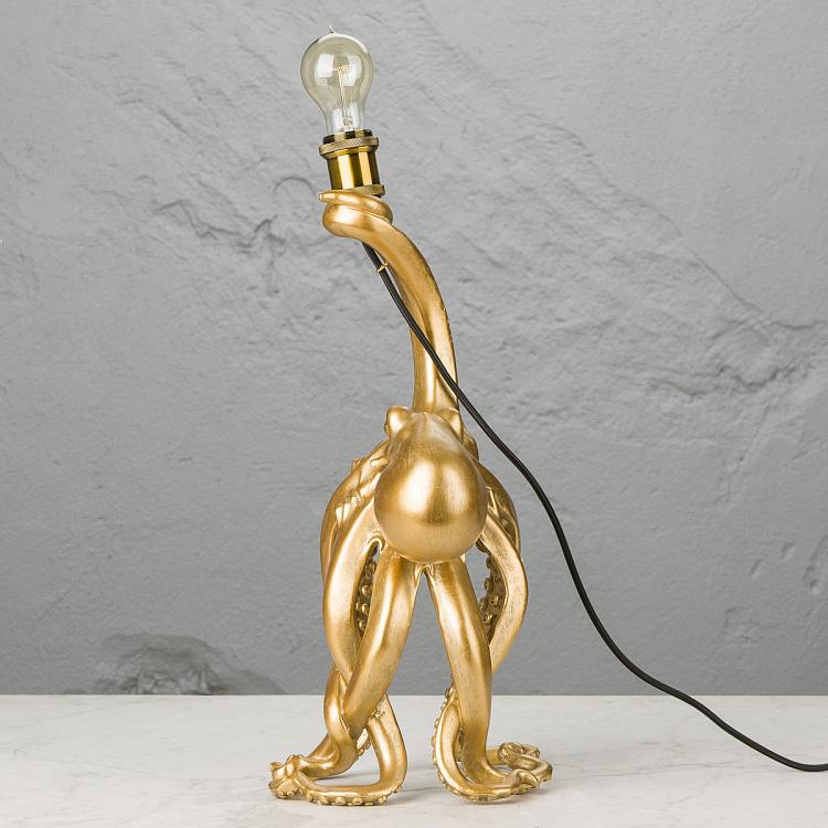 Настольная лампа Золотой осьминог Отто Table Lamp Golden Octopus Otto