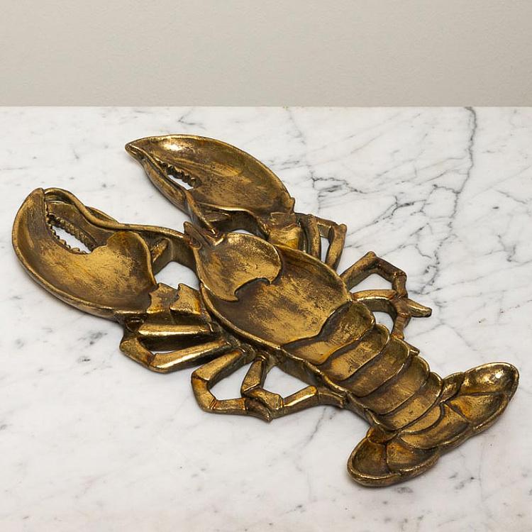 Подставка для мелочей Золотистый лобстер Golden Lobster Tray