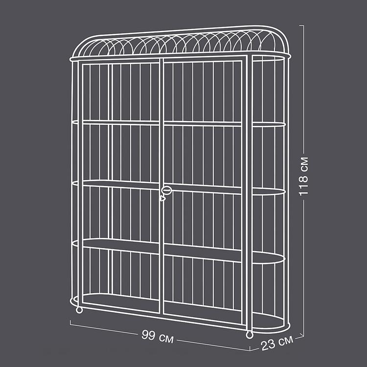 Стеллаж Alcazar Cage With 4 Shelves - ракурс 15