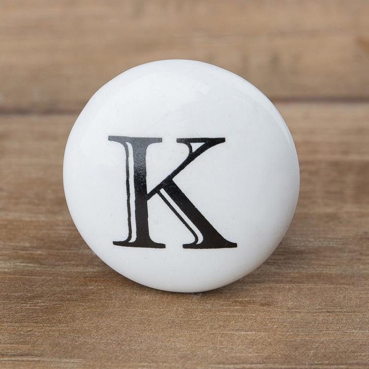 Мебельная ручка Алфавит K Alphabet Knob K