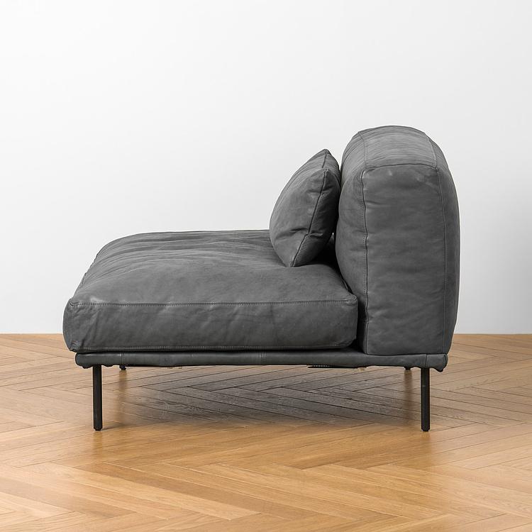 Угловой модульный кожаный диван Студио Studio Group Leather