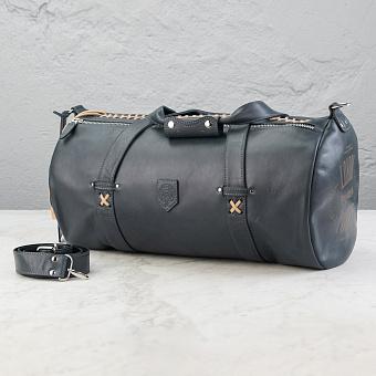 Спортивная сумка Sport Bag Model 38 натуральная кожа Blue Opaco