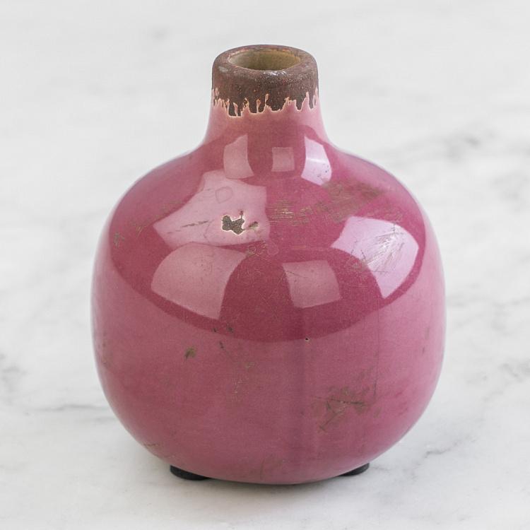 Керамическая розовая мини-ваза Ceramic Vase Pink Mini