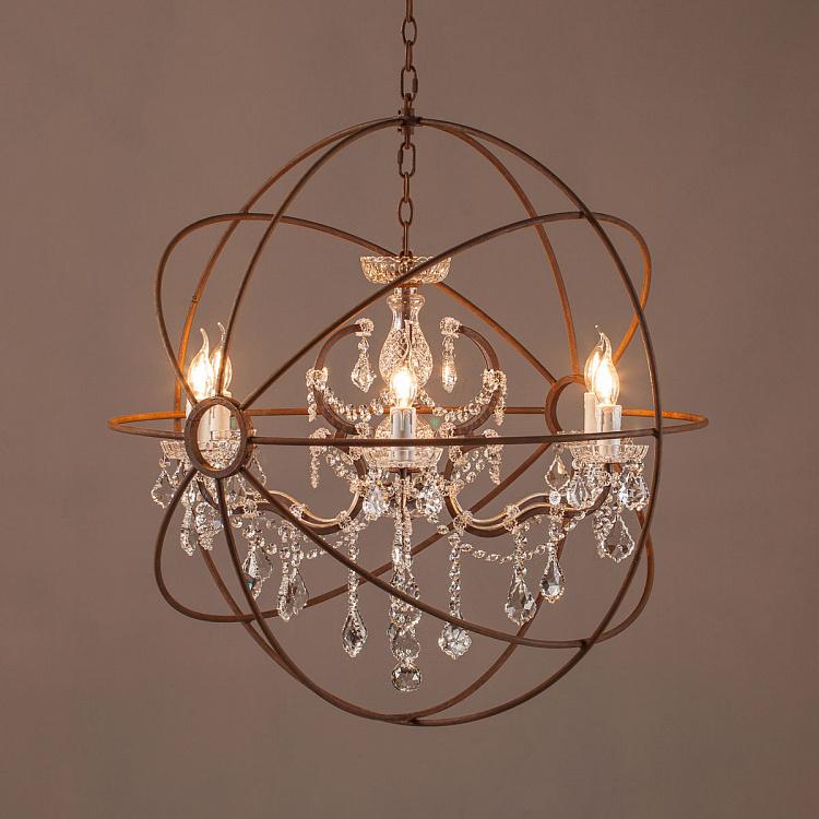 Хрустальная люстра с гироскопом 32 дюйма Gyro Crystal Chandelier 32 Inches