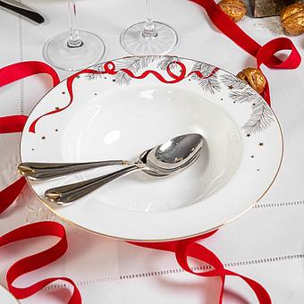 Тарелка New Year Pine Soup Plate