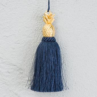 Новогодняя подвеска Pendant Pineapple Dark Blue 18 cm