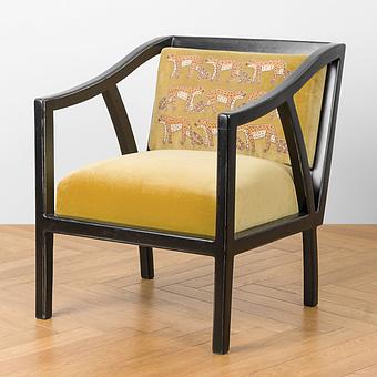 Embroidered Armchair