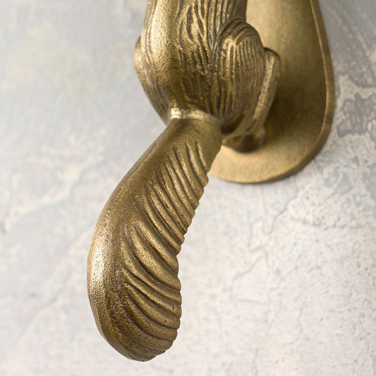 Дверной молоток Белка Squirrel Door Knocker Antique Brass