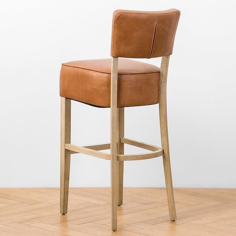 Барный стул Негрони, светлые ножки Negroni Barstool, Oak Brown