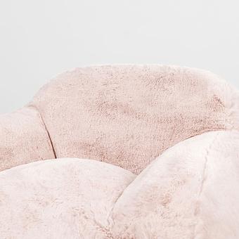 Кресло Baby Snug Chair искусственный мех Big Bear Pink - ракурс 6