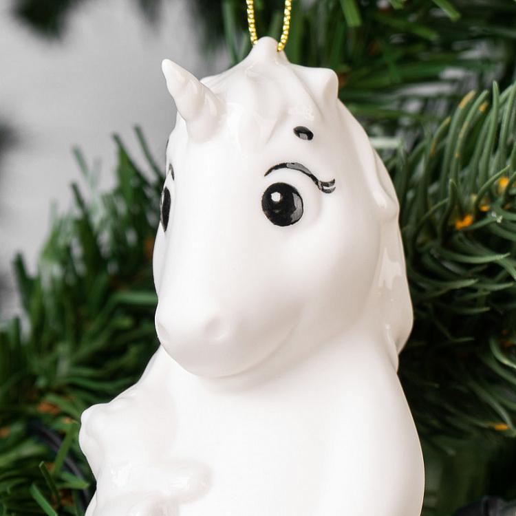 Коллекционная ёлочная игрушка Единорог Unicorn Collectible Toy 13 cm