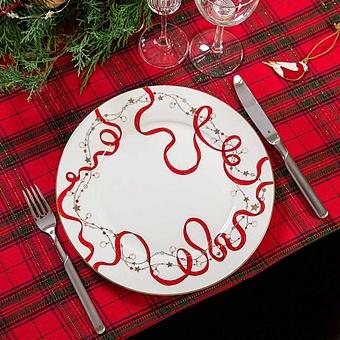 Тарелка New Year Pine Dinner Plate 1