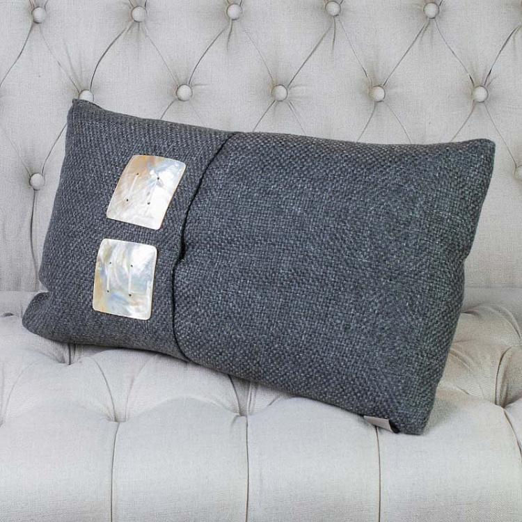 Декоративная льняная подушка 75 75 Cushion