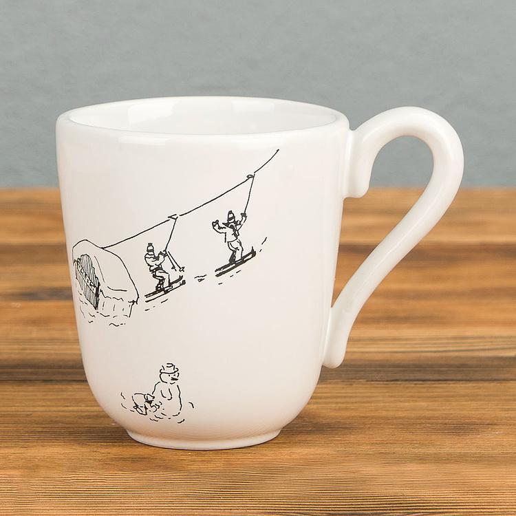 Набор из трёх кружек Горнолыжное путешествие Set Of 3 Mugs Ski Trip