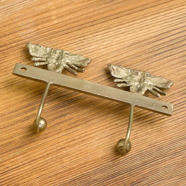 Настенная вешалка с 2 крючками Пчёлы Bees Rack 2 Hooks