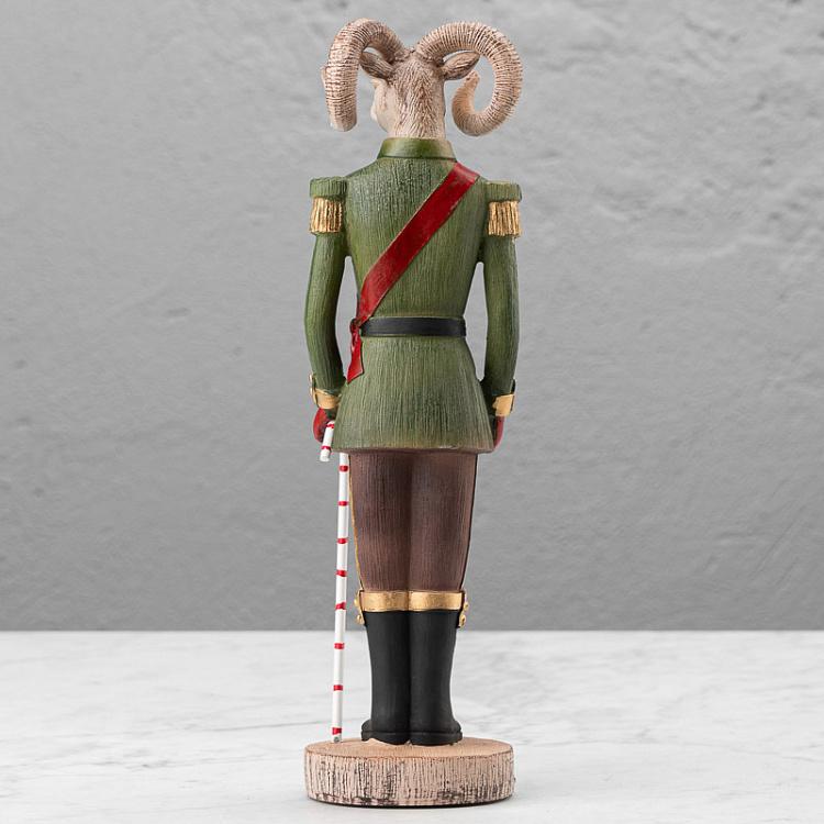 Статуэтка Баран с леденцом Figure Ram With Candy Cane 32 cm