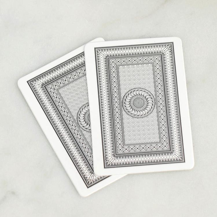 Мини-колода игральных карт в кожаной коробке Mini Deck Of Card Leather Box