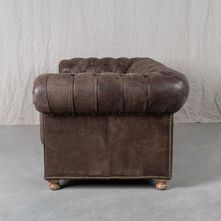 Двухместный кожаный диван Вестминстер Классика Westminster Button 2 Seater Leather