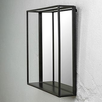 Зеркало Square Mirror With Shelf