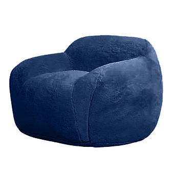 Кресло Snug Chair искусственный мех Big Bear Blue