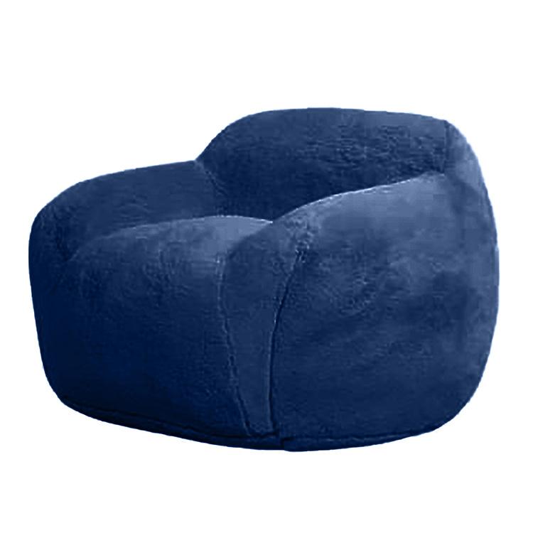 Кресло Snug Chair искусственный мех Big Bear Blue