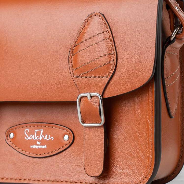 Кожаная женская сумка Сечел Компакт Нэйкет Satchel Compact Naked