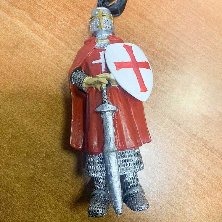 Ёлочная игрушка Рыцарь в красном дисконт Knight In Red 14 cm discount