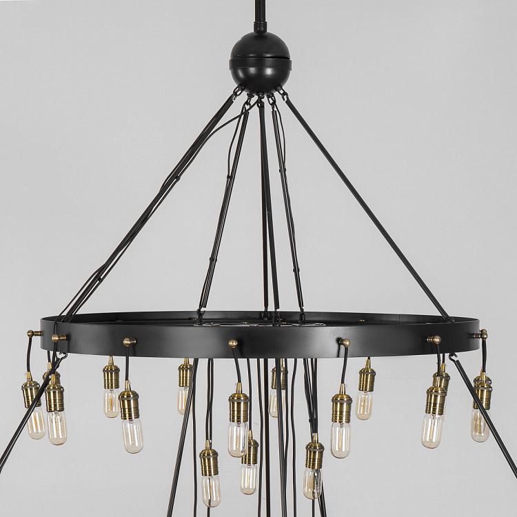 Каскадная люстра Орбиты Orbits Chandelier Bulb Screw