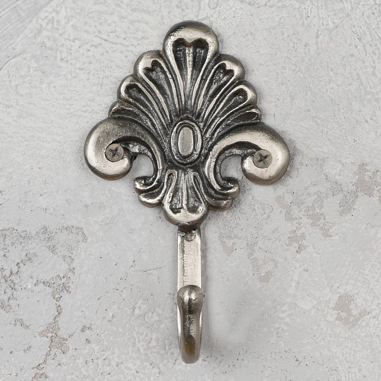 Крючок Королевская лилия серебристая Fleur De Lis Silver Hook