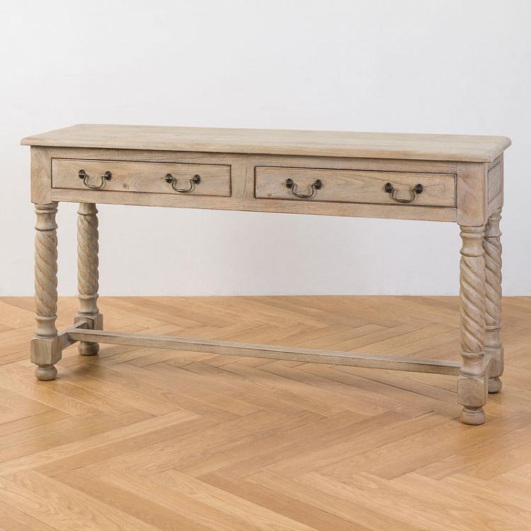 Touraine 2 Drawers Console Grey