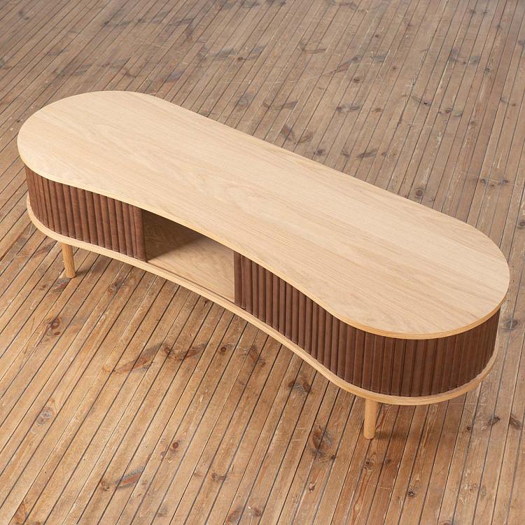 Комод-тумба под телевизор Одейшес, светлый дуб Audacious TV Bench, Oak