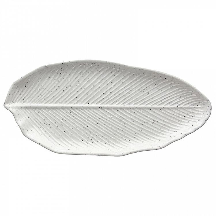 Zelda Plate Leaf Elongated Large