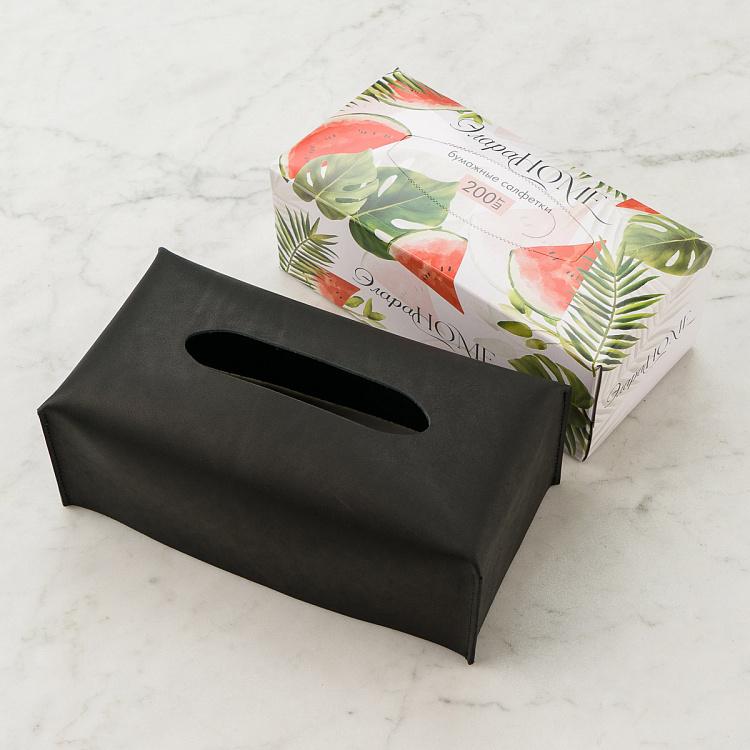 Чехол на картонный блок салфеток Нуар Case For Paper Napkins Noire