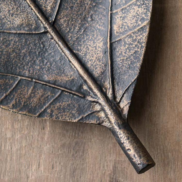 Поднос Лист, S Leaf Trinket Tray Copper Patina Small