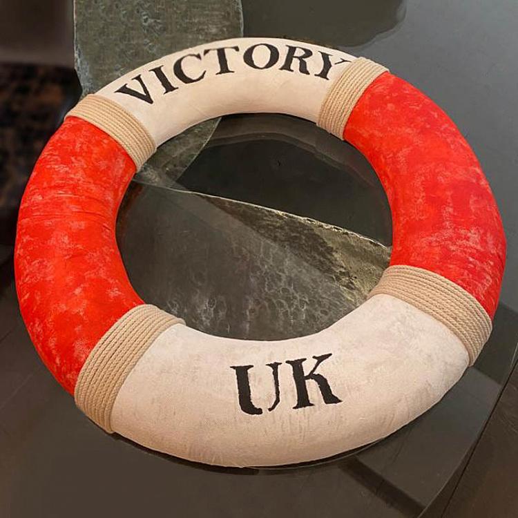 Винтажный спасательный круг Победа Великобритании Vintage Lifebuoy Victory UK