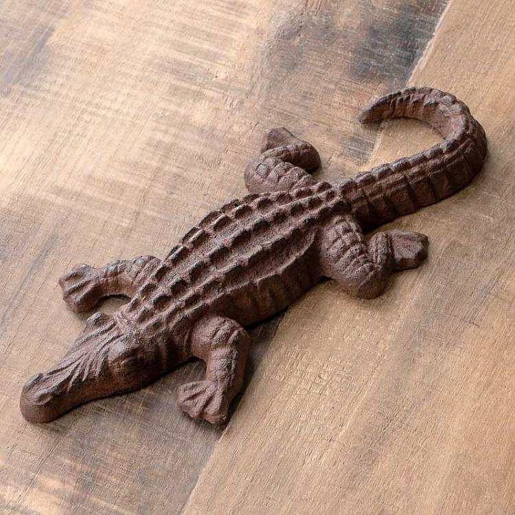 Чугунная статуэтка Крокодил Crocodile In Cast Iron